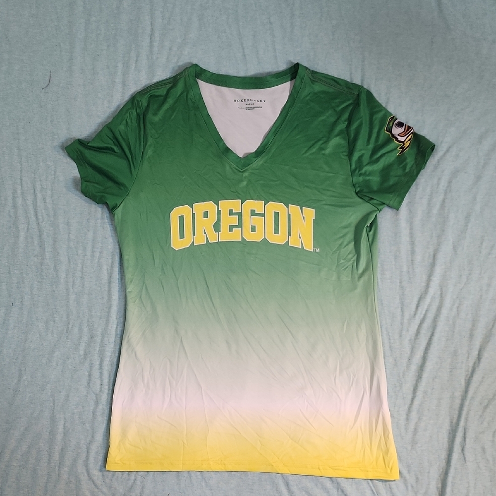 Boxercraft Green and Yellow Ombre Women's Tee